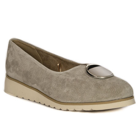 Filippo Suede Leather women's Beige low shoes
