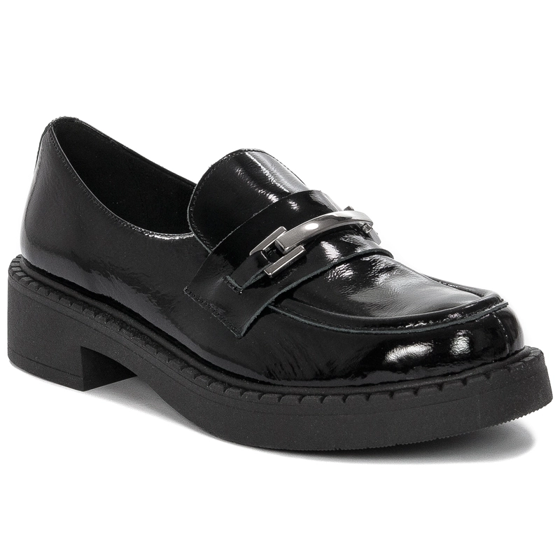 Lemar Women's leather black shoes
