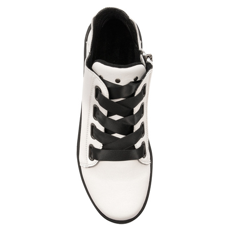 Filippo Women's white leather boots