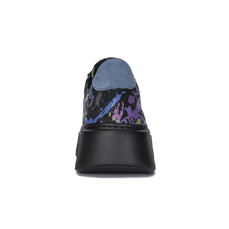 Maciejka Platform Nubuck Sneakers Lace-Up Purple 06191-05/00-8