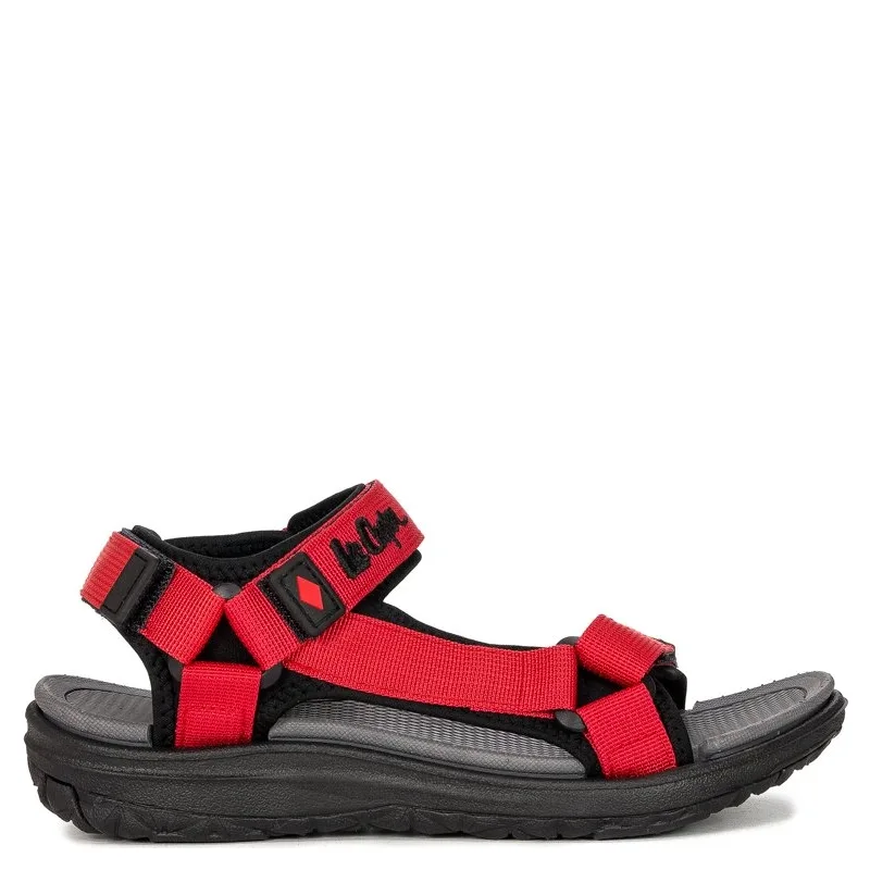 Lee Cooper Red Velcro women's sandals
