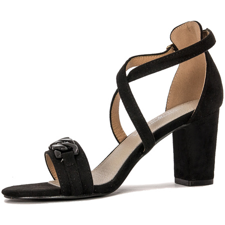 Filippo Black Sandals DS3665/22 BK