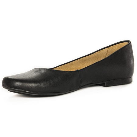 Maciejka Leather Ballet Flats Soft Insole Black 00903-01/01-6