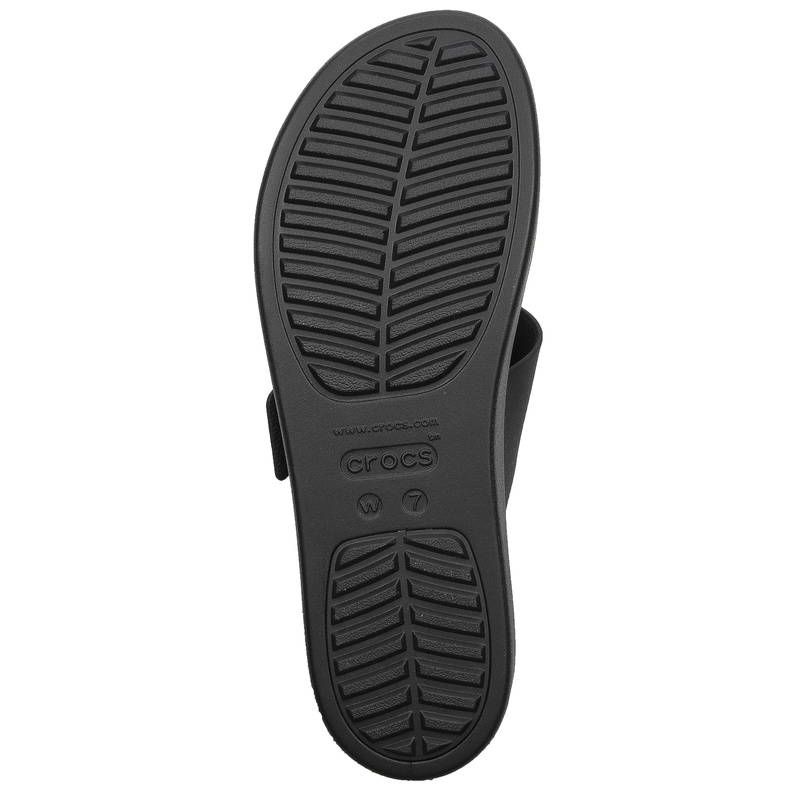 Crocs Women's platform Brooklyn Buckle Slide Black Slide