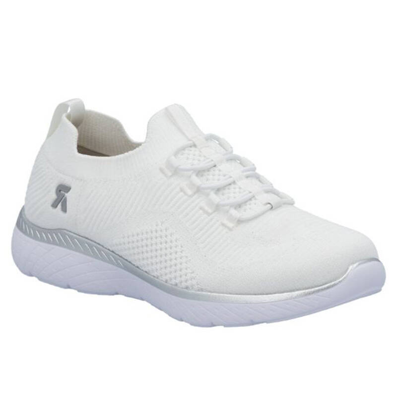 Rieker Sneakersy Półbuty Damskie White