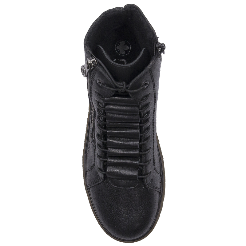 Rieker Warned Black Boots