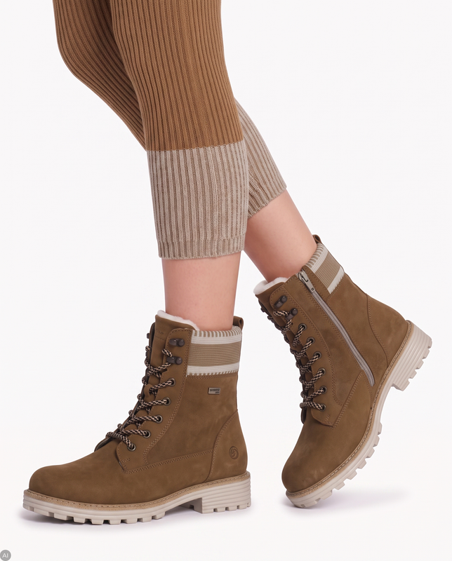 Remonte Women's Brown Combination warmed Boots