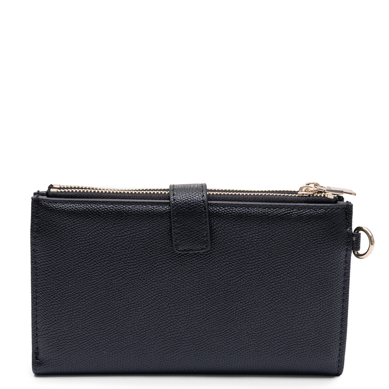 GUESS Portfel Damski Duży Z Paskiem Czarny SWBG7898157-BLACK