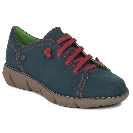Maciejka Women's Leather Shoes Shoes Navy Blue