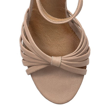 Maciejka Women's Sandals On Heel Beige