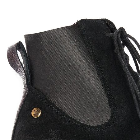 Maciejka Black women's Lace-Up Boots