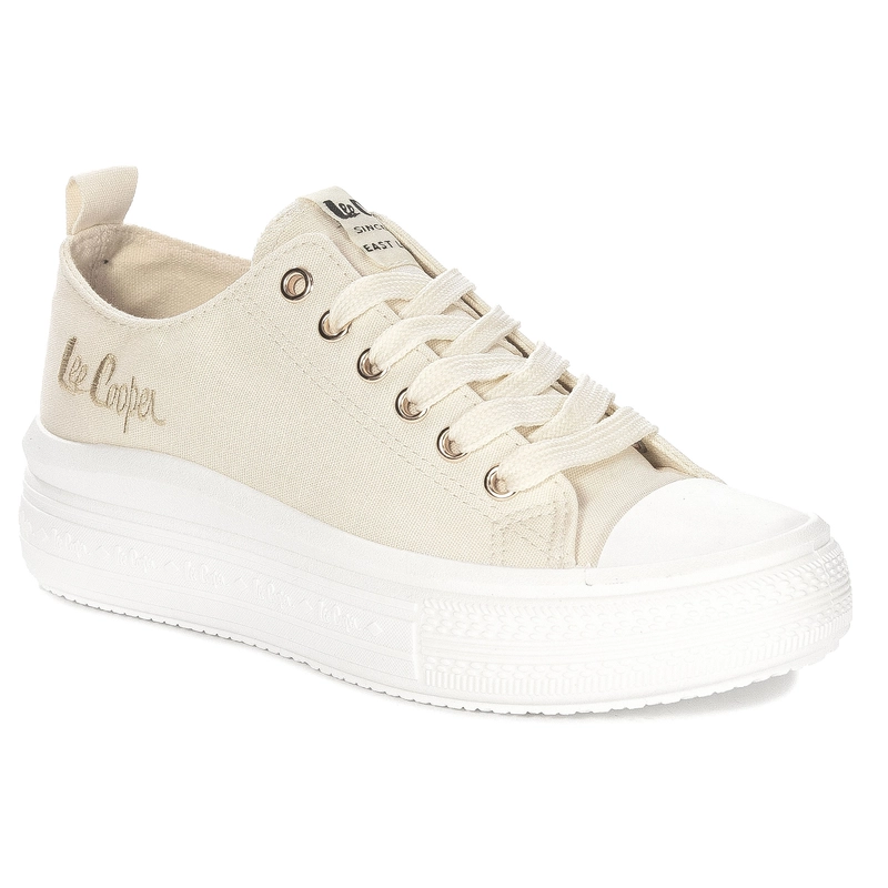 Lee Cooper Trampki Damskie Beżowe