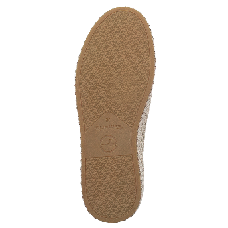 Tamaris Women's white and gold platform sneakers