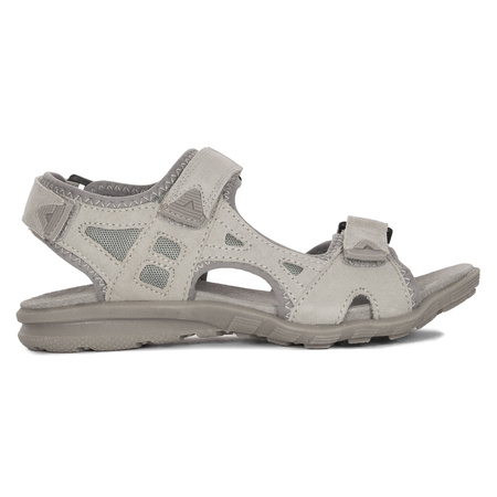 T. Sokolski Women's Leather Flip-Flops Grey