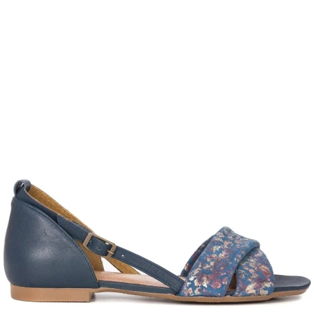 Maciejka 04614-43/00-5 Navy Flowers Sandals