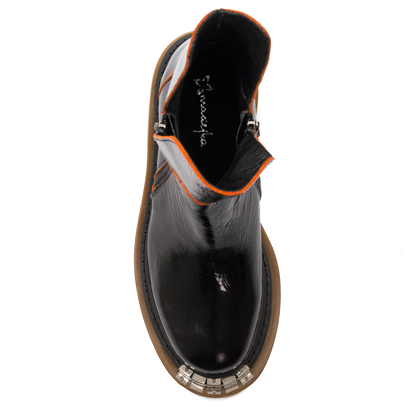 Maciejka 05747-18/00-7 Black+Orange Boots