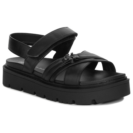 Calvin Klein Jeans Sandały Damskie Czarne