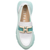 Hispanitas Women's platform low shoes moccasins White