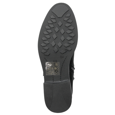 S.Barski Openwork Flat Black Boots