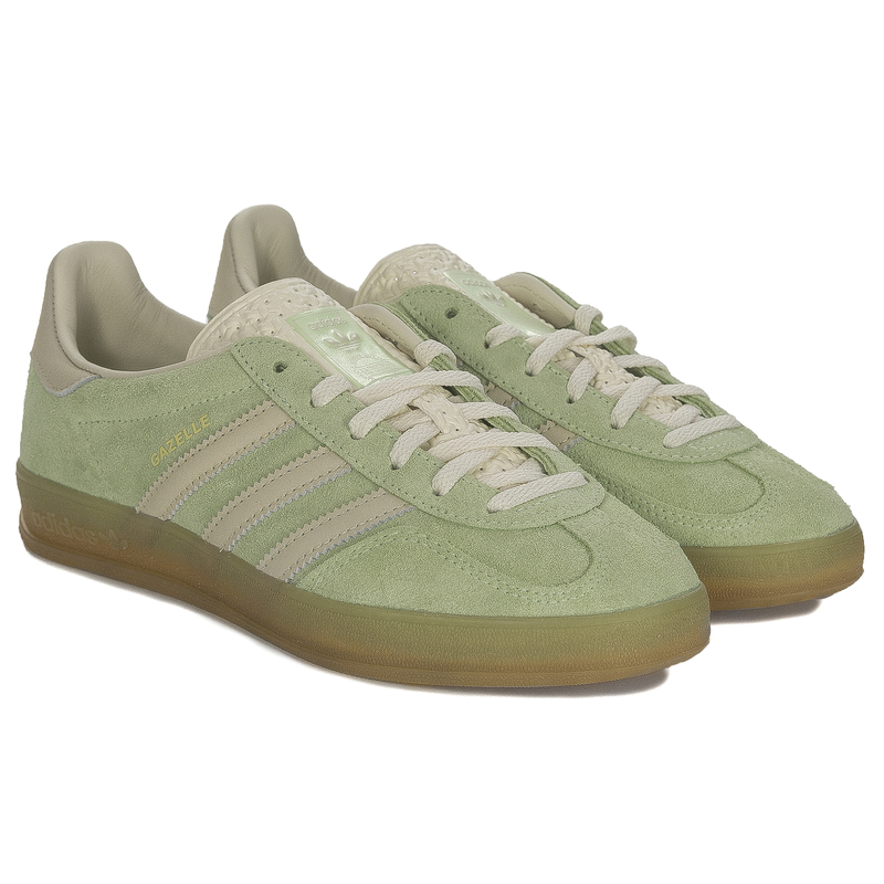 Adidas Gazelle Indoor W Sneakersy skórzane seledynowe
