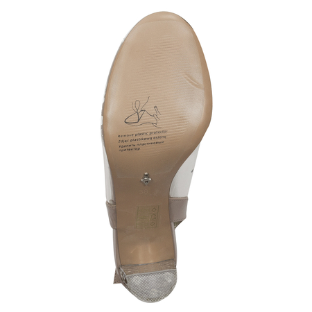 Sca'viola Women's On A High Heel NUDE Sandals S-207