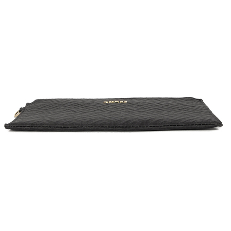 Guess Kosmetyczka damska Lorey Flat Top Zip Bla Black czarna