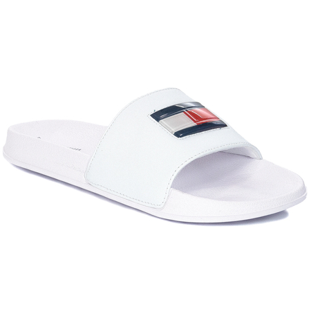 Tommy Hilfiger Women's Slides White
