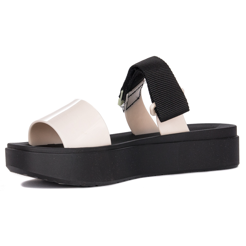 Zaxy  Step Tam Fem Black & White flip-flops