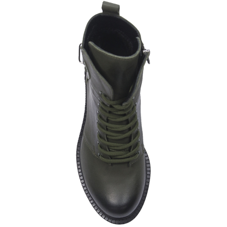Boccato Women's Khaki Leather Boots