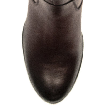 Maciejka 03802-23-00-3 Burgundy Knee-High Boots