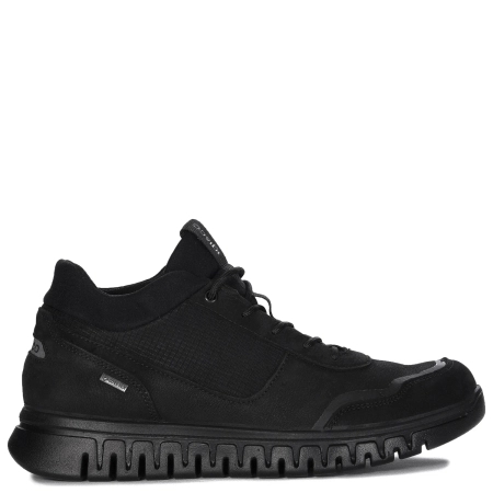 Igi&Co Men's Nero Nubuck Black Sneakers