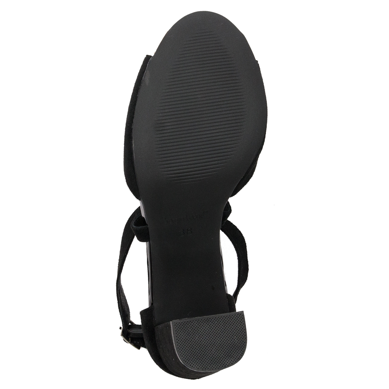 Sergio Leone SK865 Black Sandals