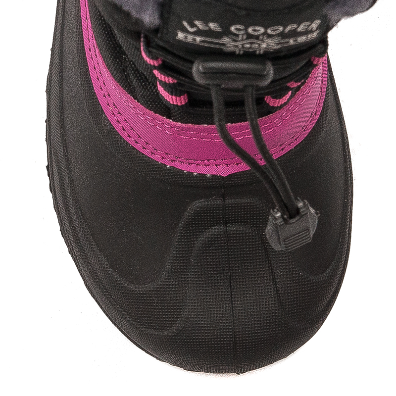 Lee Cooper Śniegowce buty zimowe dziecięce Black/Fuchsia