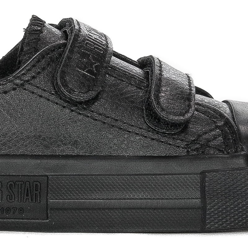 Big Star Black children's sneakers with Velcro