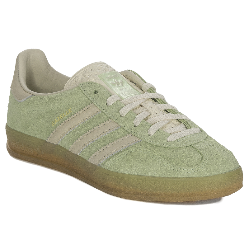 Adidas Gazelle Indoor W Sneakersy skórzane seledynowe