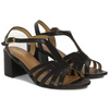 Maciejka Women's Leather Heeled Black Sandals