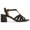 Maciejka Women's Leather Heeled Black Sandals