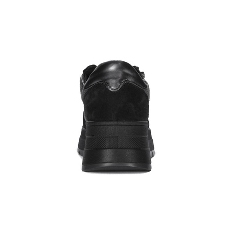 Igi&Co Sneakersy damskie skórzane Czarne