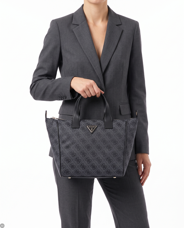 Guess Women's Handbag Messenger Bag Black TWNB2168019 BLACK