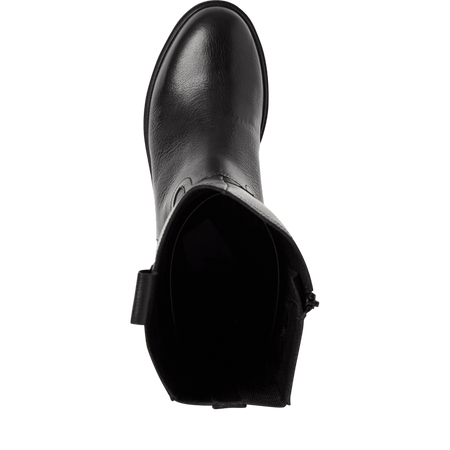 Tamaris Stylowe Czarne Kozaki z Naturalnej Skóry 1-25616-45-001