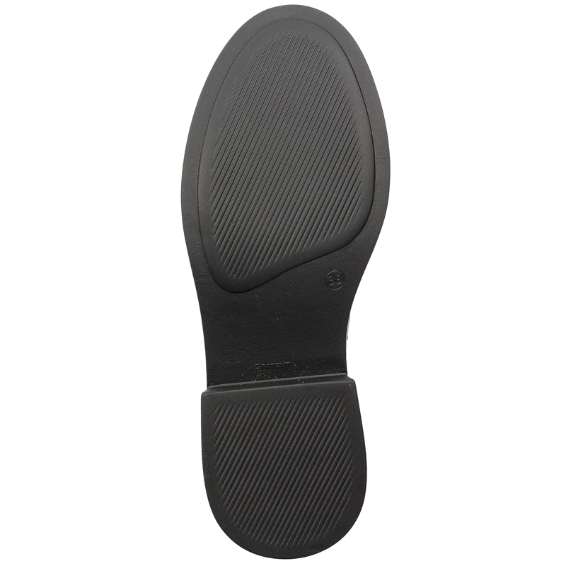 Maciejka Leather Loafers Animal Print Black 06250-01/00-1