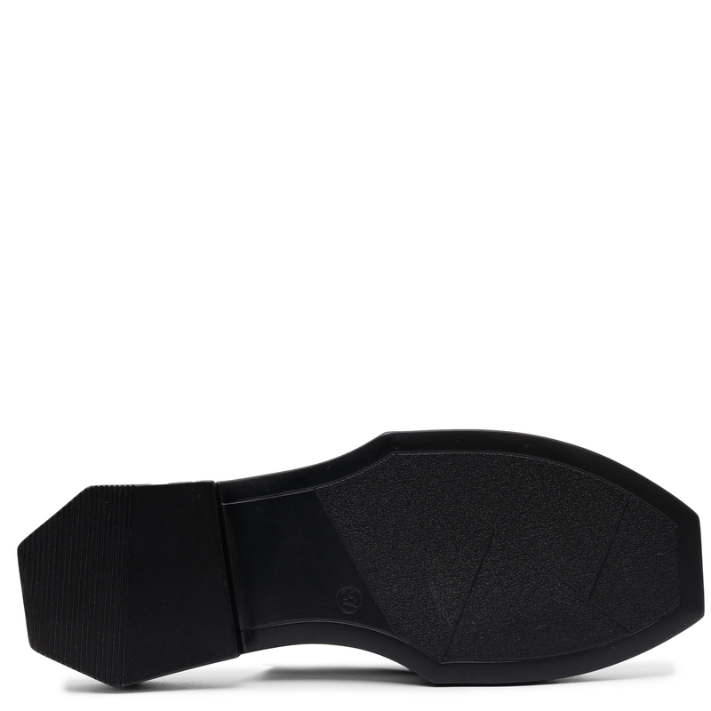 Maciejka Leather Slides Avant-Garde Women’s Flat Beige-Black K7479-01/00-1