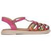 Maciejka Women's Leather Sandals Fuchsia