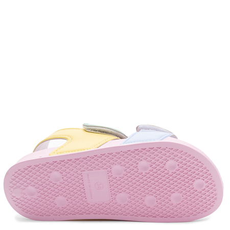 Tommy Hilfiger Modne Dziewczęce Sandały Na Rzepy Wielokolorowe T1AF-34316-MULTI