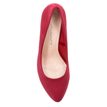 Sergio Leone 1377 Red Mic Pumps