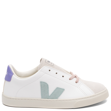 Veja Sneakersy damskie skórzane White Matcha Lavende białe