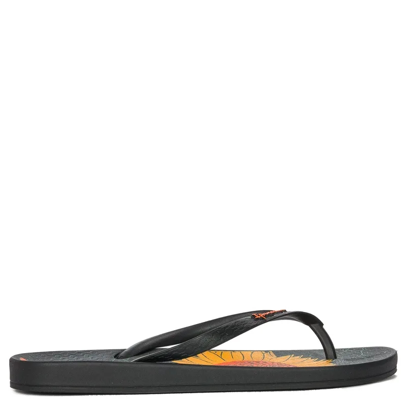 Ipanema Ant Temas XII Fem Black Yellow Orange flip-flops Slippers