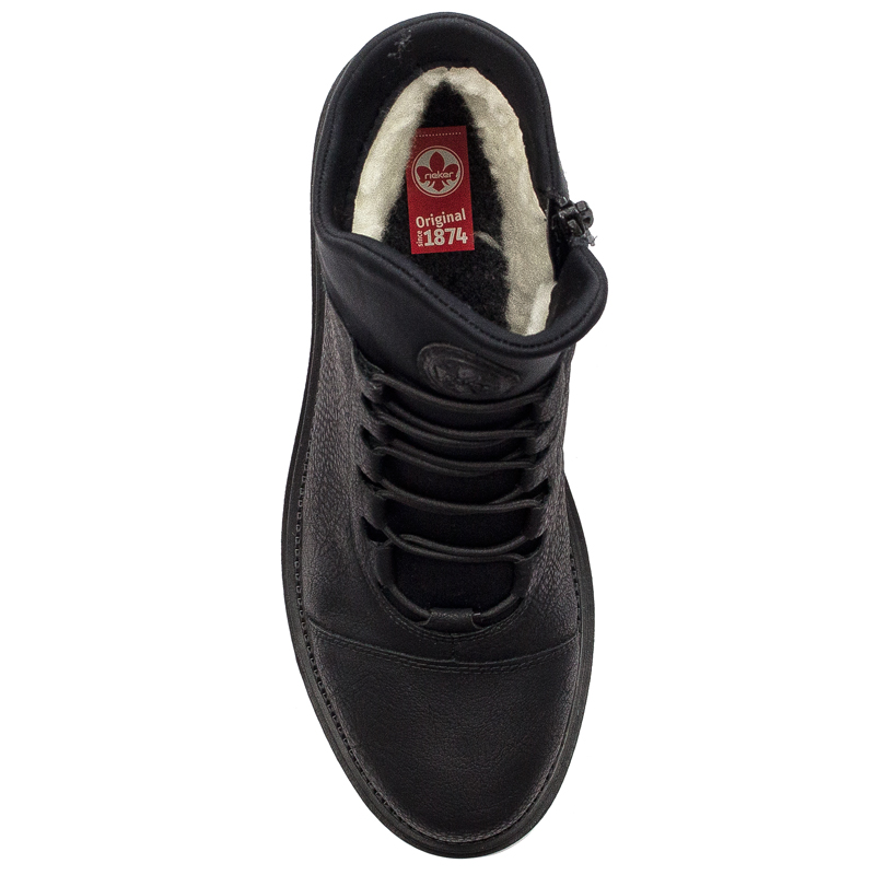 Rieker Y3163-00 Warned Black Boots