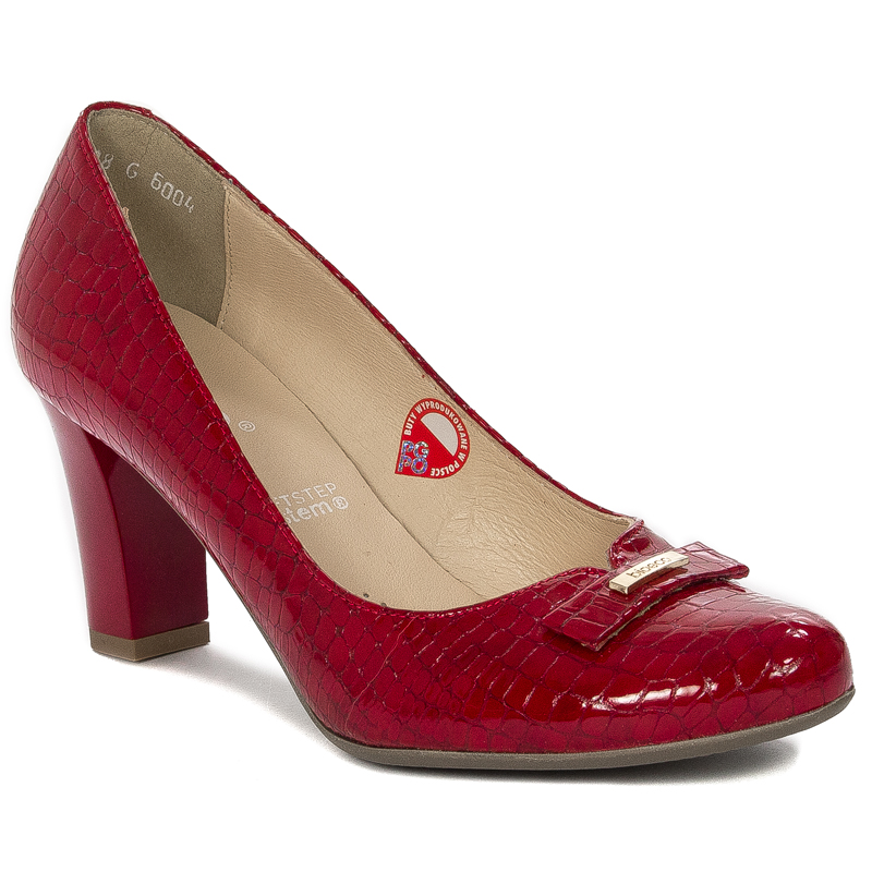 Bioeco by Arka Women's shoes, red, leather