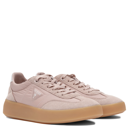 Guess Stylowe Sneakersy Platformowe Damskie Sznurowane Różowe FLPPAR-FAB12-PINK